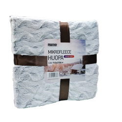 Плед Microfleece HUOPA 150х200 см, серый на подкладке