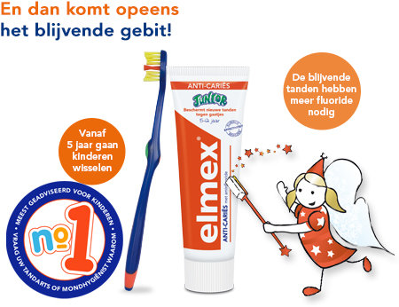 Elmex Junior Anti-Caries зубная паста для детей 5-12 лет, 75 мл