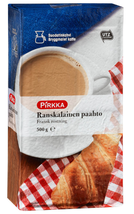 Кофе молотый Pirkka Ranskalainen Paahto, 500 гр.