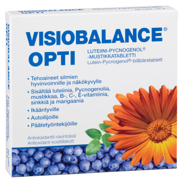 Visiobalance Opti, для глаз, 60 таб.