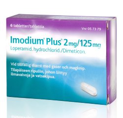 Imodium Plus 2 mg/125 mg Имодиум, 12 таб.