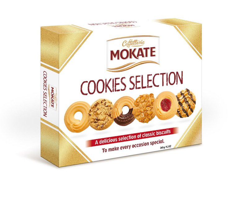 Сахарное печенье Mokate Cookies Selection, 260 гр.