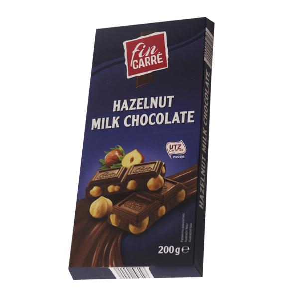 Шоколад Fin Carre Hazelnut, фундук, 200 гр.
