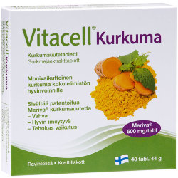 Vitacell Kurkuma витамины с куркумой для иммунитета, 40 таб.