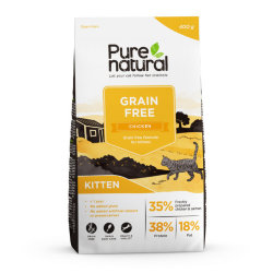 Сухой корм для котят Purenatural Grain Free Kitten Chicken, 2 кг.
