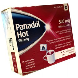 Panadol Hot 500 mg жаропонижающее, 12 пакетиков 