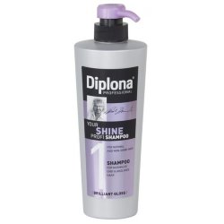 Шампунь Diplona Shine Profi Shampoo, для тусклых волос и придания блеска, 600 мл.