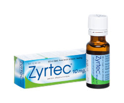 Zyrtec tipat (Зиртек), капли от аллергии, 10 мг.