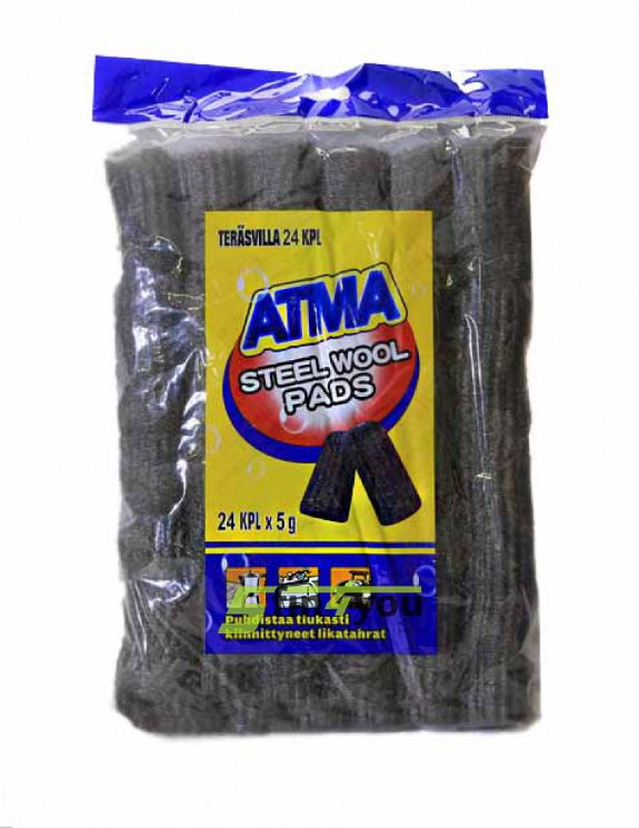 Металлические губки Atma Steel Wool Pads, 24 шт.