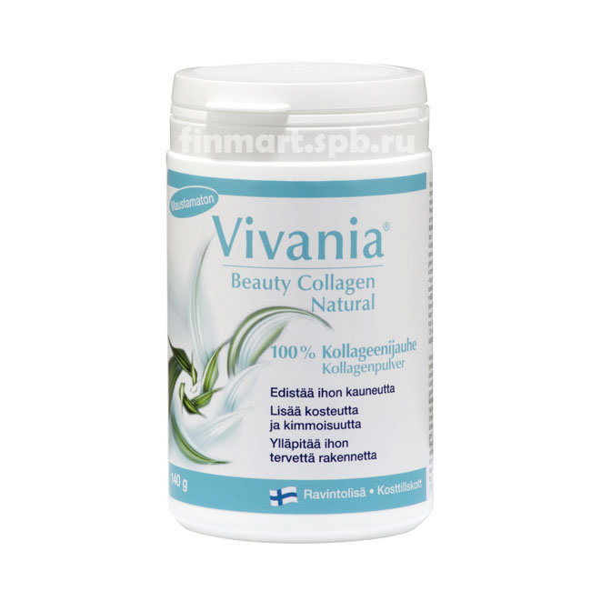Коллаген (порошок) Vivania Beauty Collagen Natural, 140 гр.
