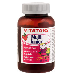 Мультивитамины детские VITATABS Multi Junior, клубничные, 60 шт.