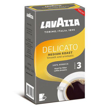 Кофе молотый Lavazza Delicato, medium, 500 гр.