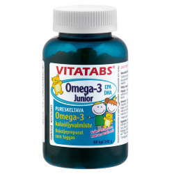 Жевательные пастилки Омега-3 Vitatabs Omega-3 Junior, 60 шт.