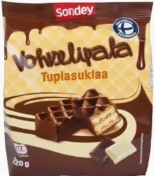 Вафли в шоколаде Vohvelipala Tuplasuklaa, 220 гр
