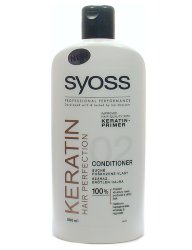 Бальзам для сухих и безжизненных волос Syoss Keratin-primer Hair Perfection Conditioner, 500 мл