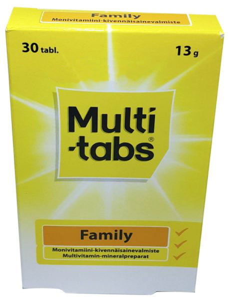 Поливитамины Multi Tabs Family для всей семьи, 60 табл.
