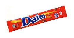 Конфета Daim 2, карамель в шоколаде, 56 гр.