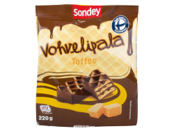 Вафли в шоколаде Vohvelipala Toffee, 220 гр 