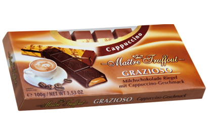  Шоколад Maitre Truffout Grazioso Cappuccino, 100 гр.