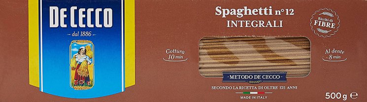 Спагетти De Cecco Spaghetti Integrali № 12, 500 г.