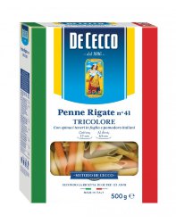 Макароны De Cecco Penne Rigate № 41, 500 гр.