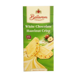 Шоколад белый Bellarom White Chocolate Hazelnut Crisp, 200 гр.
