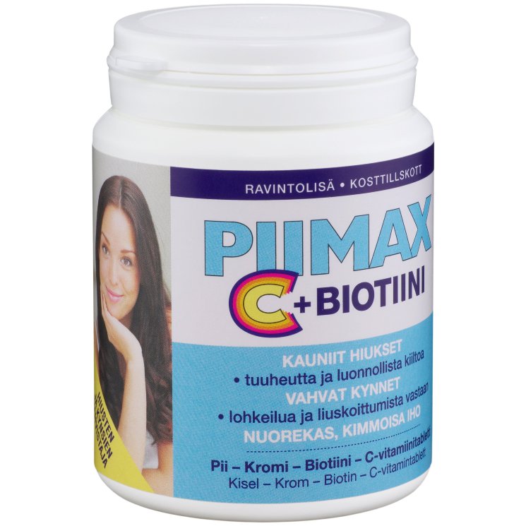 Piimax C+Biotiini для роста волос, ногтей, 300 табл./ 150 гр