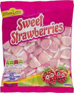 Мармелад Sugar Land Sweet Srawberries, клубника, 300 гр.