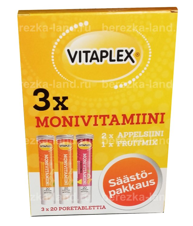 Витамины Vitaplex Monivitamiini Poretabletti 3x20 табл. 