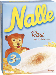 Рисовые хлопья Nalle Riisi Riisihiutale, 800 гр.
