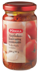 Вяленые помидоры Pirkka aurinkokuivattu tomaatti, 200/95 гр.