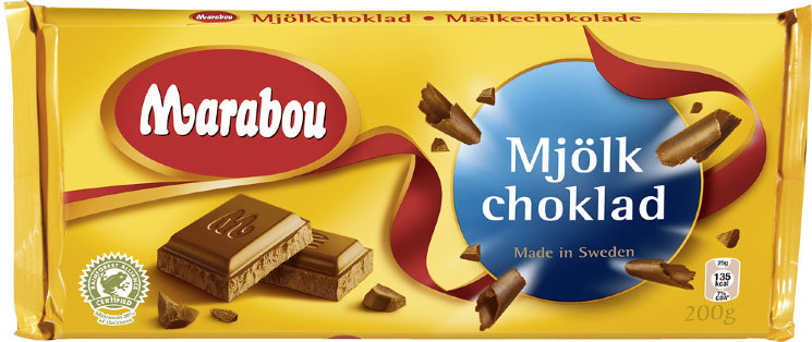 Шоколад молочный Marabou Milk Chokolad, 200 гр.