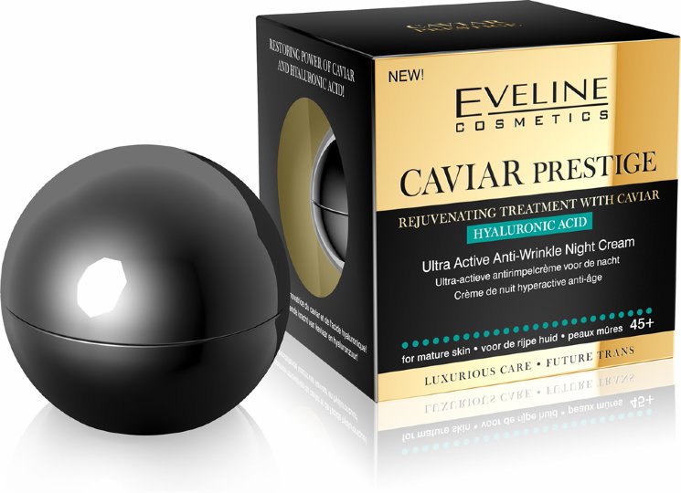 Крем Eveline Cosmetics Caviar Prestige 45+, ночной