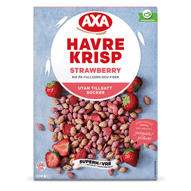 Готовый завтрак AXA Havre Krisp с клубничным вкусом, 500 гр.