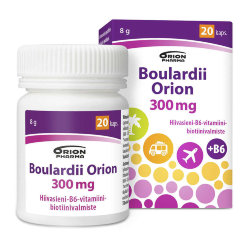 Boulardii Orion + B6, 300 mg, для путешествий, 20 капс.