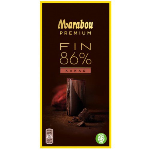Шоколад Marabou Premium 86%, 100 гр.