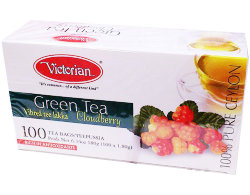 Чай зеленый с морошкой Victorian Cloudberry,  100 пак.