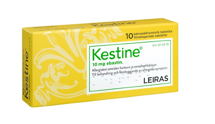 Kestine 10 mg таблетки от аллергии