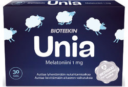 Bioteekin Unia, мелатонин 1 mg, 30 таб.