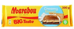Шоколад Marabou Big taste Creamy Biscuit, 300 гр.