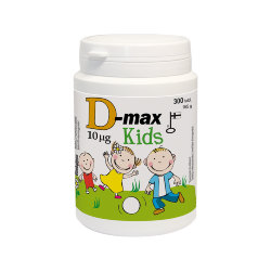 Витамин Д3 D-max kids 10mg, 300 таб