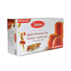 Чай черный с яблоком и корицей Victorian Apple Cinnamon, 100 пак.