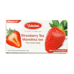 Чай черный с клубникой Victorian Strawberry, 100 пак.