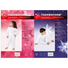 Термобелье детское универсальное Thermoform Interlok, белое.