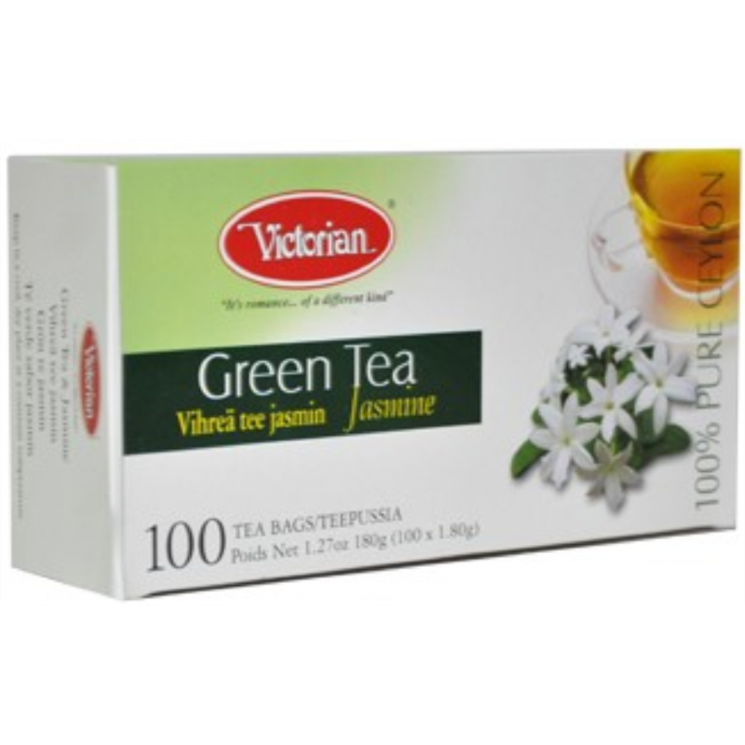 Чай зеленый с жасмином Victorian Jasmin, 100 пак.