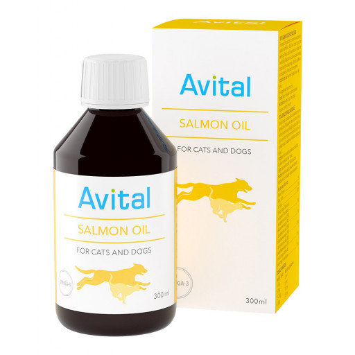 Масло лосося Avital Salmon Oil dog&cat, 1 л.