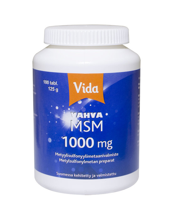 Vida Vahva MSM 1000 mg(Сера), 100 табл.