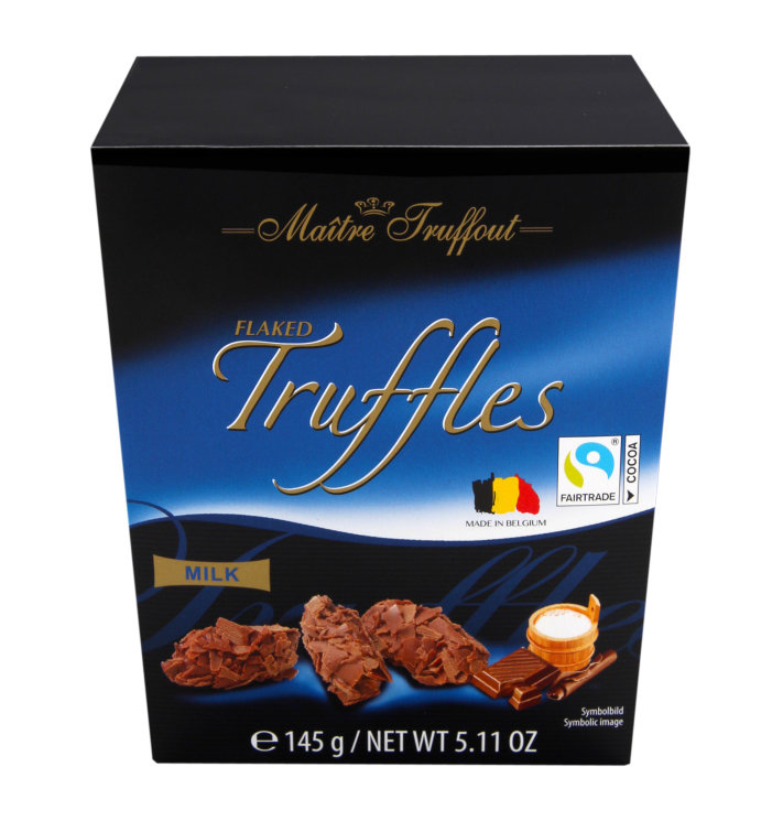 Конфеты трюфели Maitre Truffout Truffles с молочным шоколадом, 145гр
