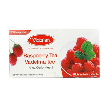 Чай черный с малиной Victorian Rasberry Tea, 100 пак.