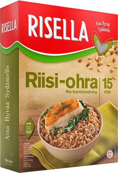 Risella Riisi Ohra, рис и ячмень, 800 гр.